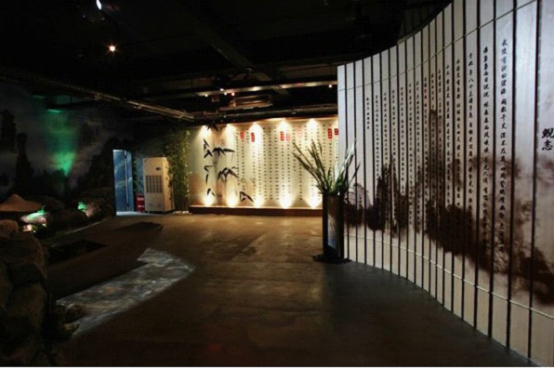 中国大鲵生物科技馆电子画卷展示